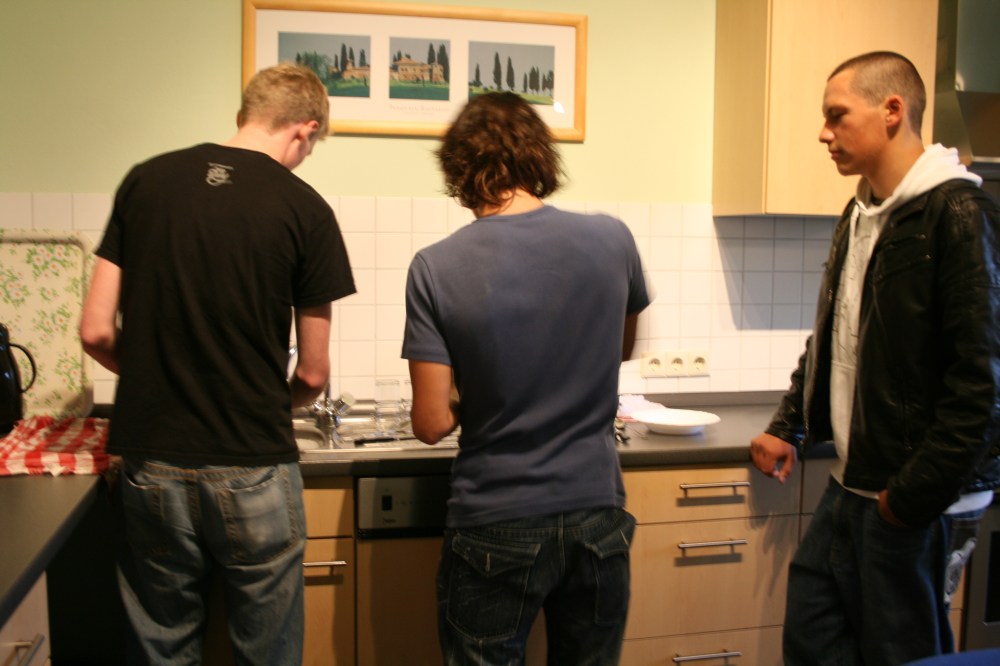 Sauber machen muss auch sein