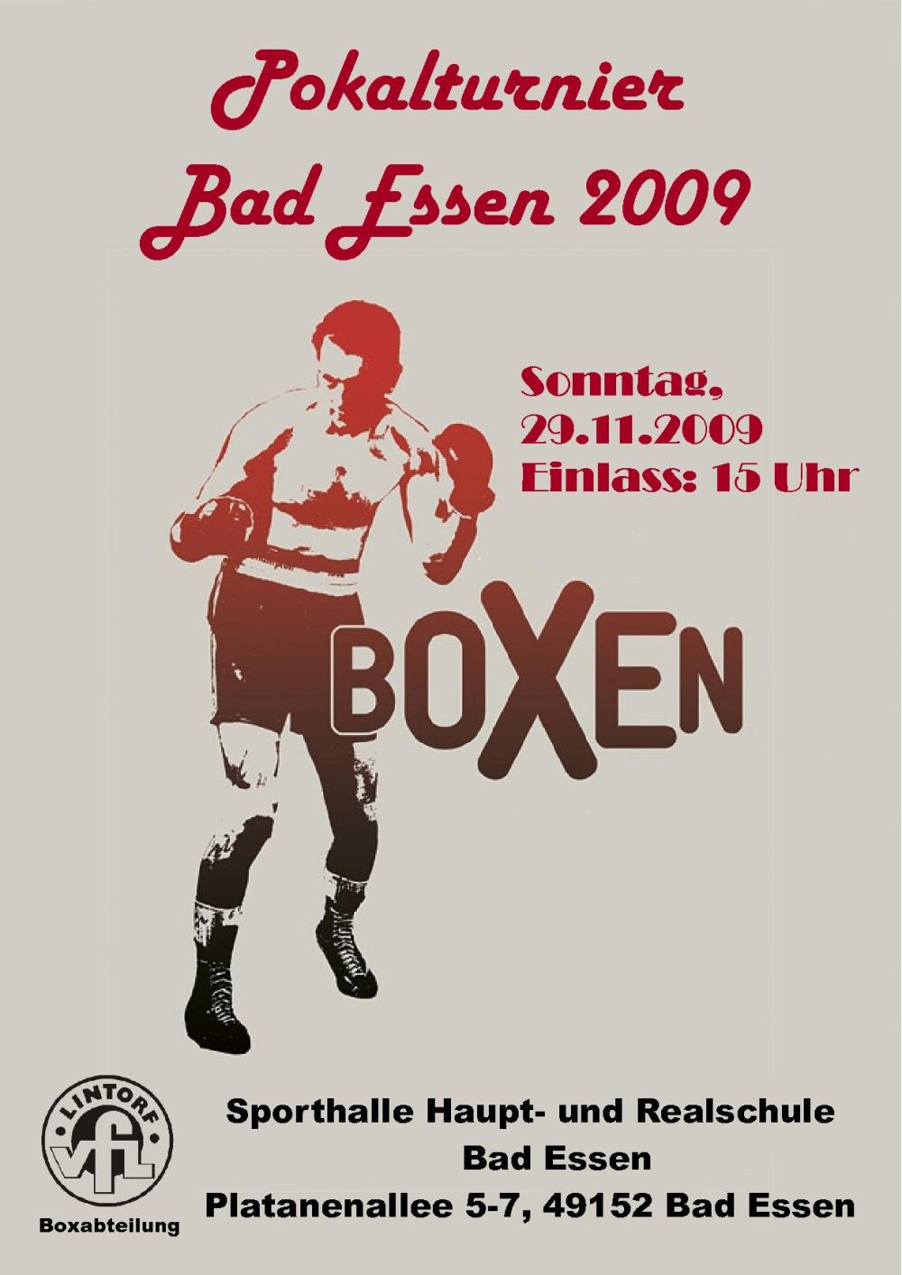 Plakat Boxen 2009 Plakat Boxen 2009