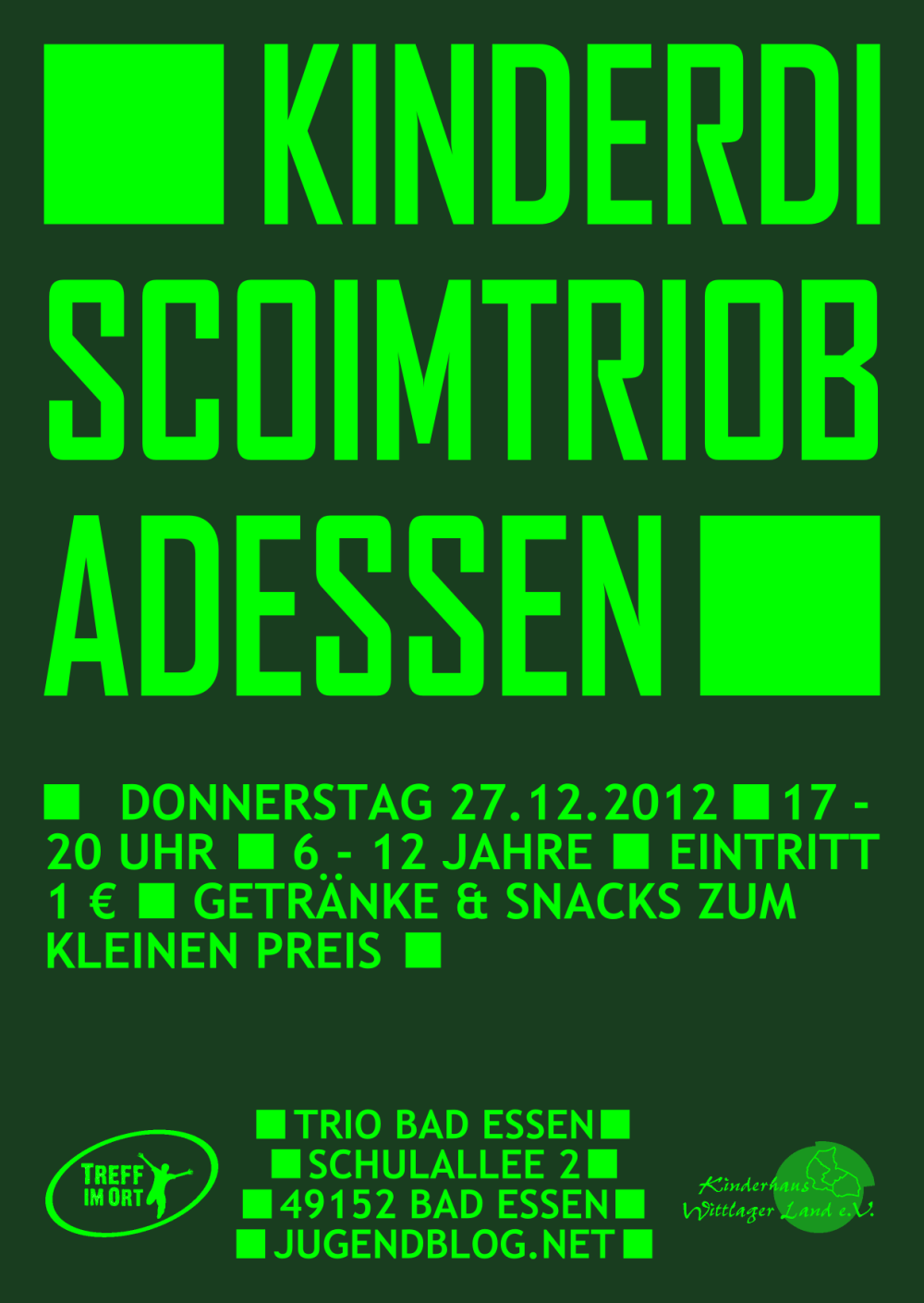 Vorderseite - Kinderdisco