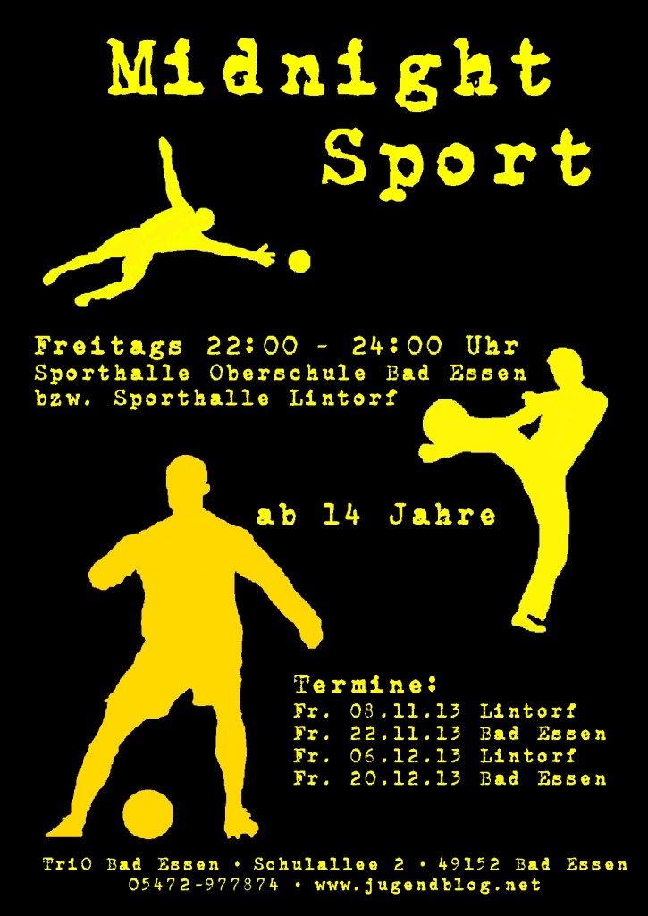 Plakat - Midnight Sport Nov_Dez 2013