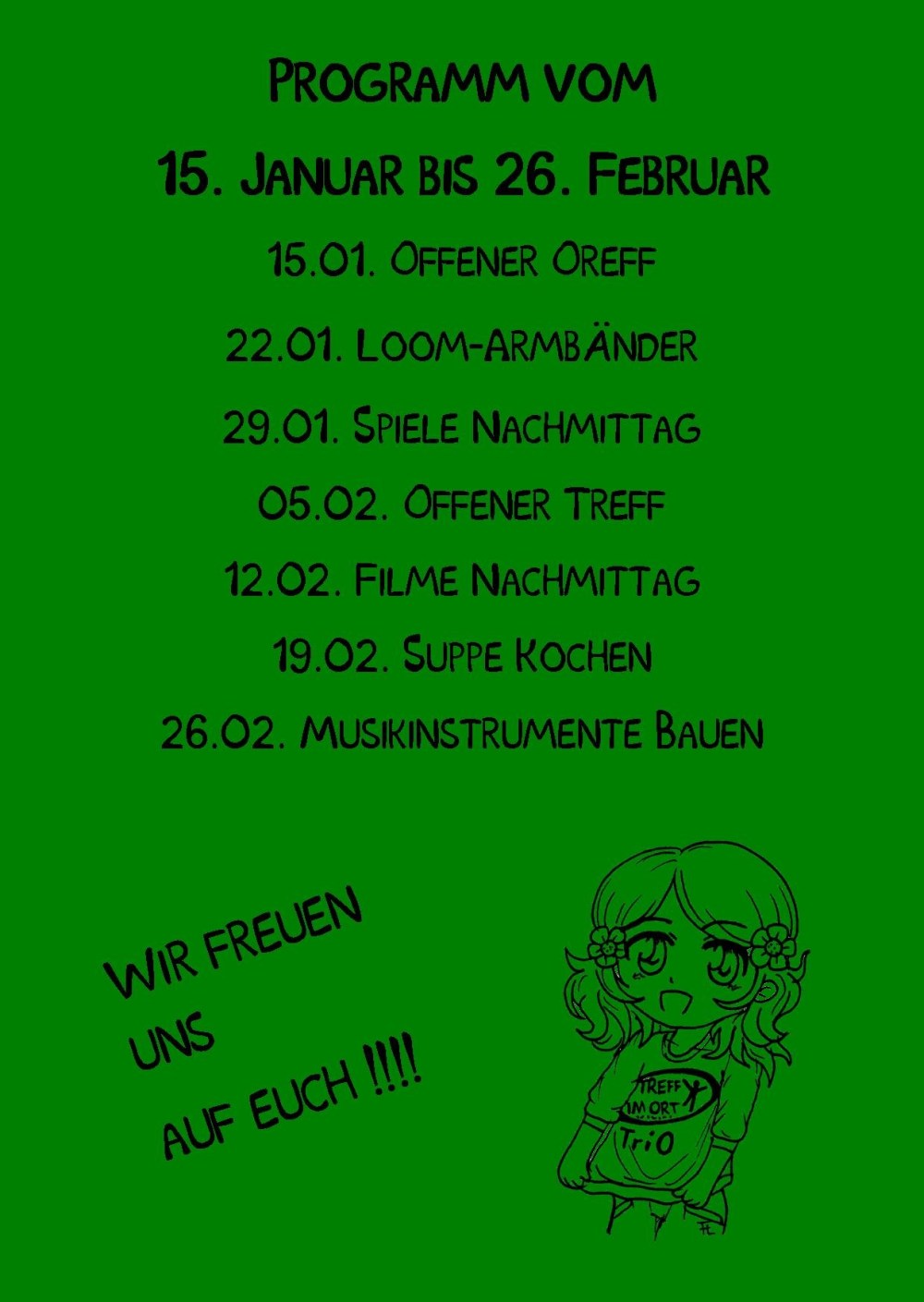 Mädchentag TriO rück Publisher 01.01.2015 grün