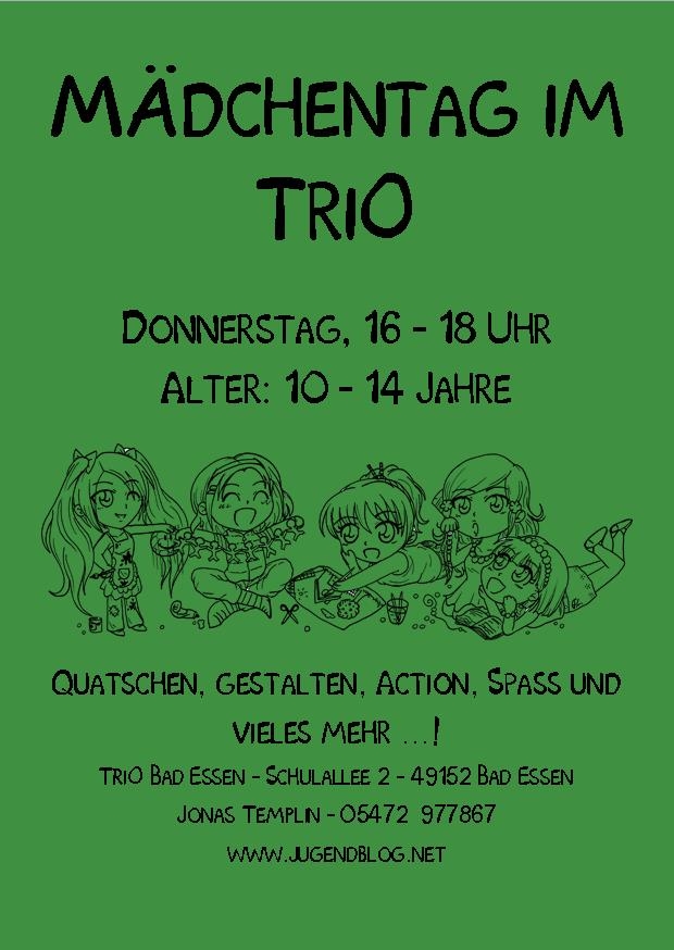 Mädchentag TriO Front Publisher  06.2015 grün