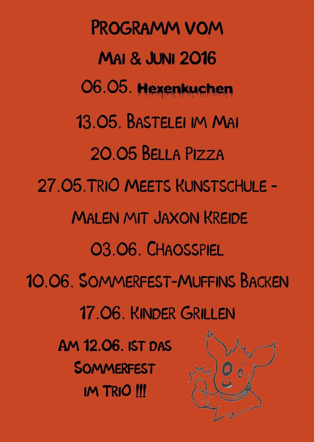 Kindertag TriO rück Publisher rot