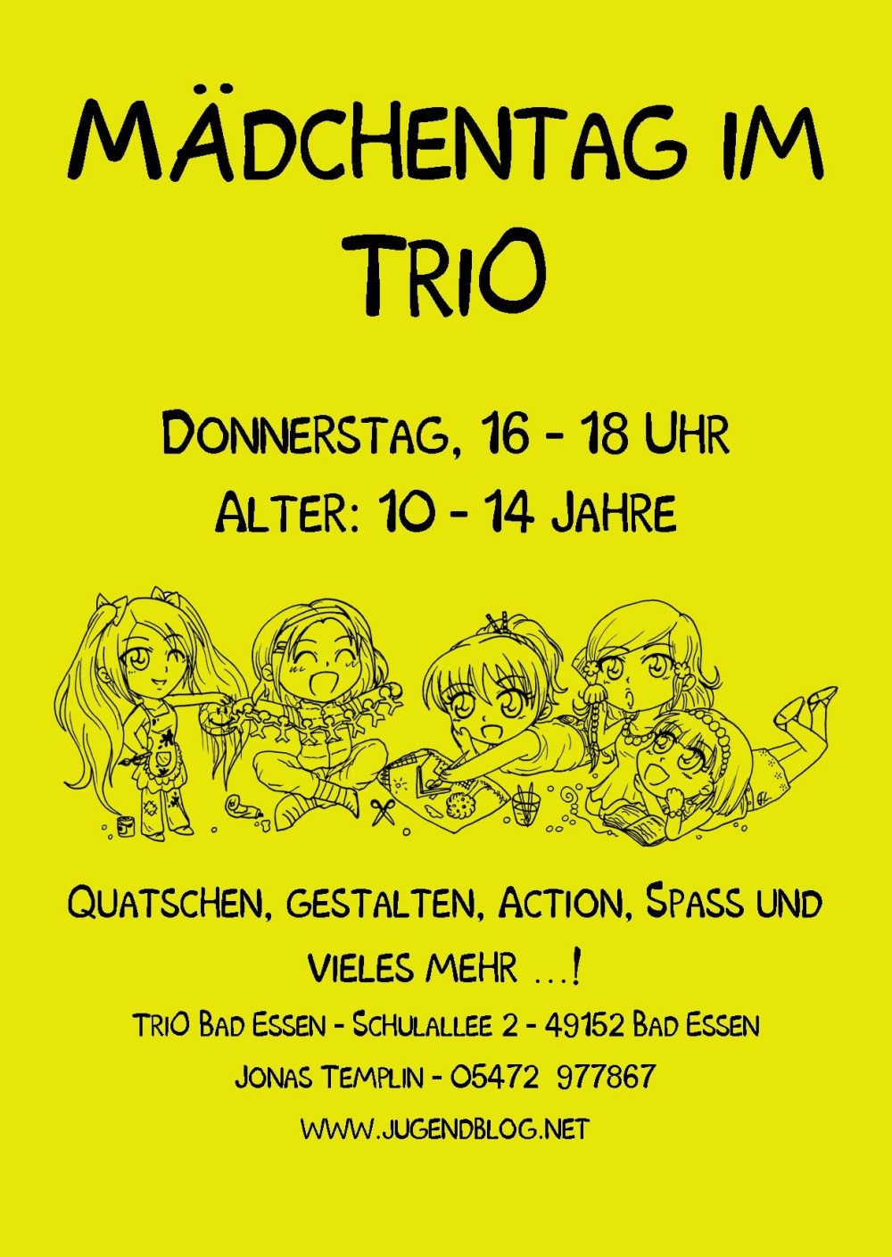 Mädchentag TriO Front Publisher 05.2016 gelb