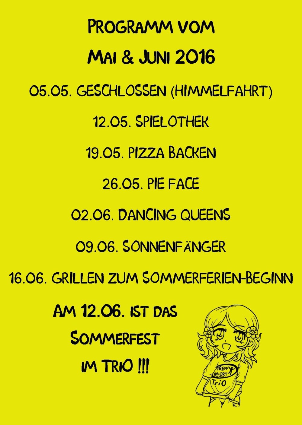 Mädchentag TriO rück Publisher  5.2016 gelb